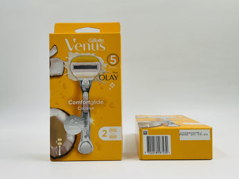 Gillette Venus Comfortglide Coconut Women Europe 1 Handle + 2 Cartridges - Tawreed Pro