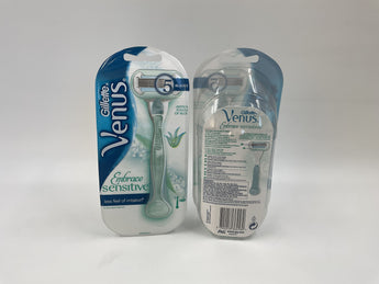 Gillette Venus Embrace Sensitive Women Europe 1 Handle + 2 Cartridges - Tawreed Pro