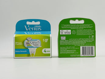 Gillette Venus Extra Smooth Skin Cushion Blades Europe 4pcs - Tawreed Pro