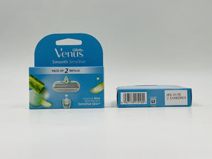 Gillette Venus Smooth Sensitive Women Europe 2 Refills - Tawreed Pro