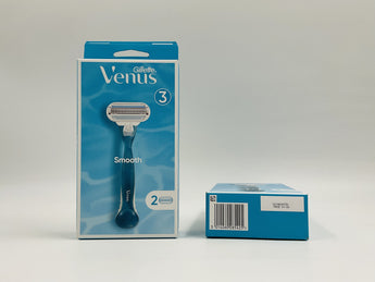 Gillette Venus Smooth Women Europe 1 Handle + 2 Cartridges - Tawreed Pro