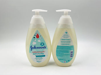 Wholesale Cottontouch Body Wash by Johnson's – 500ml European origin gentle newborn-safe formula, available in Lebanon for bulk supply.