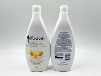 Wholesale Soft & Nourish Body Wash Almond & Jasmine by Johnson's – 750ml European origin, silky soft hydration, available in Lebanon for bulk supply.