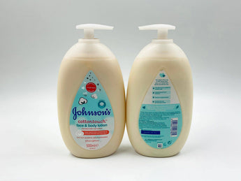 Wholesale Cottontouch Face & Body Lotion by Johnson's – 500ml European origin, ideal for sensitive skin, available in Lebanon for bulk supply.