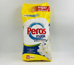 Peros Matik Laundry Powder Detergent Turkey 10kg - Tawreed Pro
