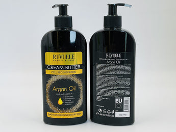 Revuele Cream-Butter Argan Oil Hand & Body Europe 400ml - Tawreed Pro