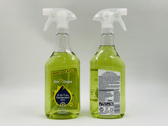 Star Drops 4-in-1 Pine Disinfectant Spray UK 850ml - Tawreed Pro