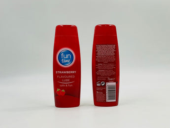 Fun Time Personal Lubricant Strawberry India 75ml front and back