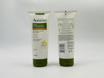 Aveeno Skin Cream Vanilla & Oats 200ml product packaging