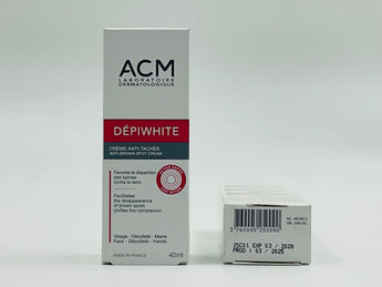 ACM Skin Cream Depiwhite Anti-Dark Spot Korea 40ml front and back