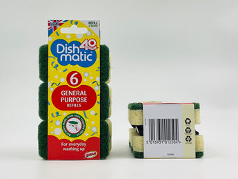Dishmatic General-Purpose Sponge Refills 6s product packaging