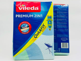 Vileda Premium 2-in-1 Ironing Board Cover product packaging