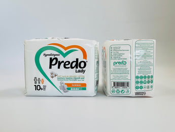 Predo Sanitary Pads Napkins -normal 10s product packaging