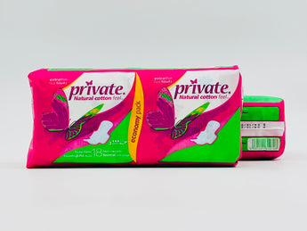 Private Extra Thin Sanitary Pads 18s product packaging