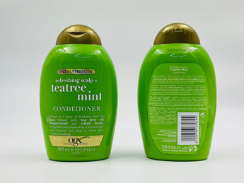 OGX Conditioner Tea Tree Mint Europe 385ml front and back
