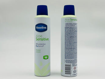 Vaseline Deodorant -aloe Sensitive 250ml product packaging
