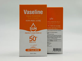 Vaseline Sunscreen Lotion SPF 50+ Korea 50ml front and back
