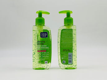 Clean & Clear Face Cleanser & Pump -shine Control 150ml product packaging