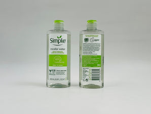 Simple Micellar Water Kind to Skin Europe 200ml front and back