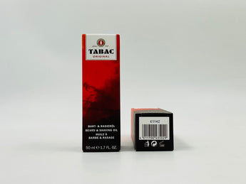 Tabac Original Beard & Shaving Oil 50ml product packaging