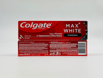 Colgate Max White Charcoal Toothpaste 75ml product packaging