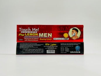 Touch Me Shaving Cream Lemon India 175ml product packaging