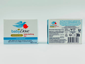 Baby Dove Baby Bar Soap Rich Moisture Indonesia 90g product packaging