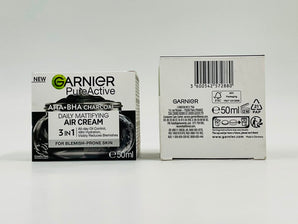 Garnier Skin Cream Pure Active Charcoal Daily 50ml product packaging