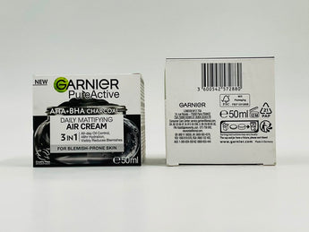 Garnier Skin Cream Pure Active Charcoal Daily 50ml product packaging