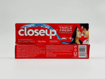 Closeup Everfresh Deep Action Toothpaste 100g - Red Hot product image, front and back