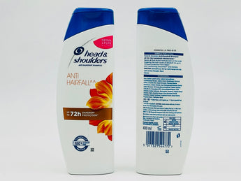 Head & Shoulders Anti-Dandruff Shampoo 400ml - Anti Hairfall product image, front and back