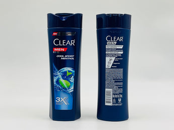 Clear Men Cool Sport Menthol Anti-Dandruff Shampoo 315ml product image, front and back