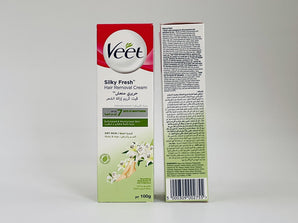 Veet Silky Fresh Hair Removal Cream France 100ml - Tawreed Pro