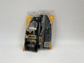 Wholesale BIC Metal Single Blade Razors for men â€“ pack of 5, designed for precision shaving with a metal guard. Available in Lebanon for bulk supply.