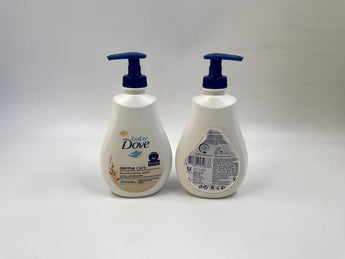 Wholesale Derma Care Moisturising Wash by Baby Dove â€“ 400ml European origin, gentle care for eczema-prone baby skin, available in Lebanon for bulk supply.