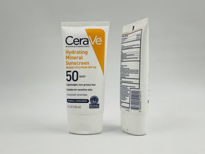 Wholesale CeraVe Hydrating Mineral Sunscreen SPF50 Body â€“ 150ml origin, lightweight and ideal for sensitive skin, available in Lebanon for bulk supply.