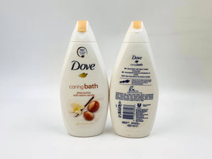Wholesale Caring Bath by Dove â€“ 450ml European origin, shea butter and warm vanilla formula, available in Lebanon for bulk supply.