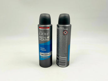 Wholesale Cool Fresh Deodorant Spray by Dove Men+Care â€“ 150ml European origin, 48h protection with Â¼ moisturizer technology, available in Lebanon for bulk supply.