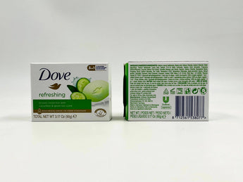 Wholesale Refreshing Beauty Bar by Dove â€“ 90g European origin with cucumber and green tea scent, available in Lebanon for bulk supply.