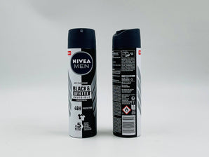 Nivea Men Black & White Invisible Spray 150ml (German) - Tawreed Pro