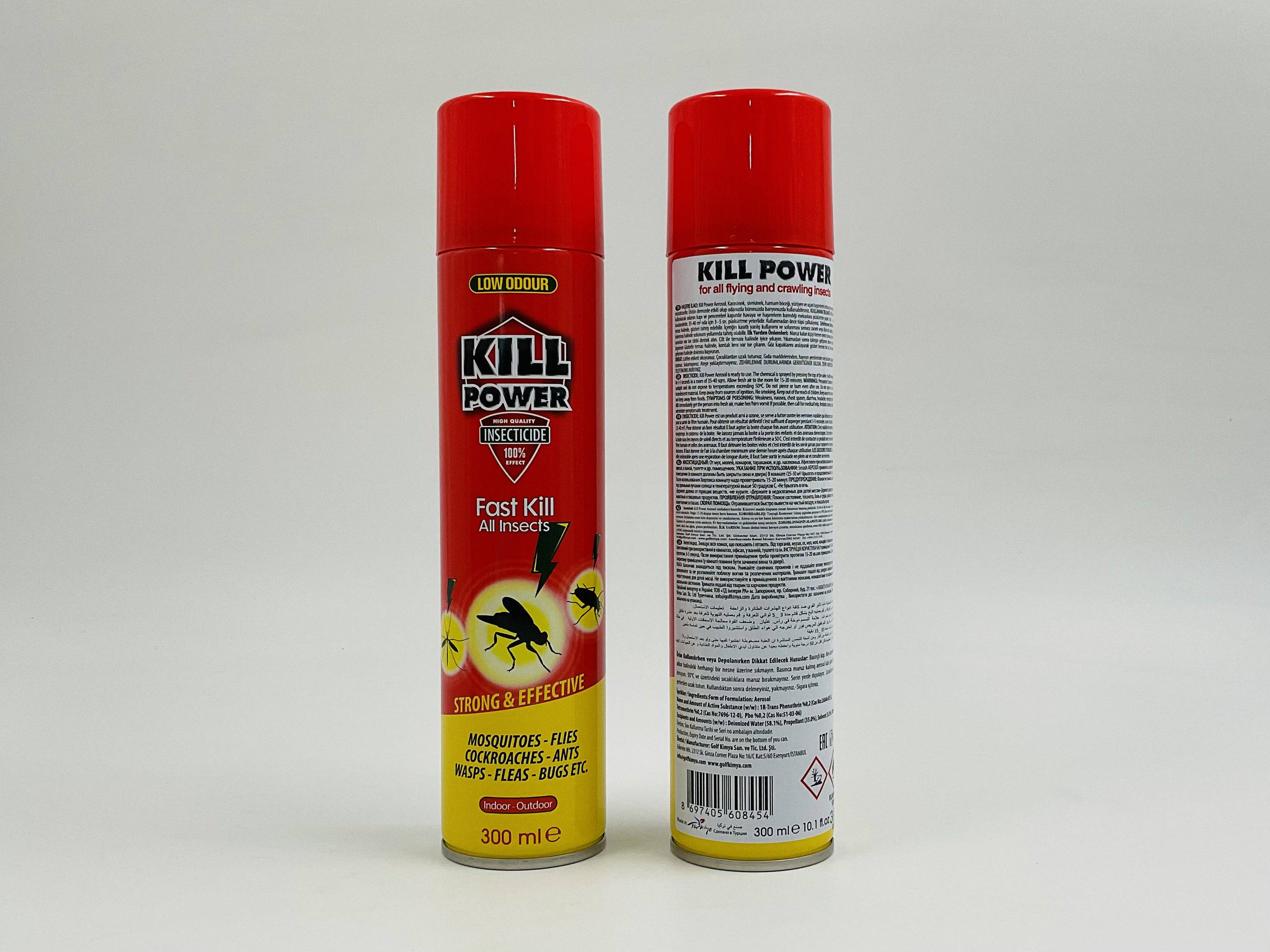 Kill Rushes Spray Box of Kill Power Insecticide Spray 300ml – Wholesale | Tawreed Pro