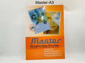 Master A3 Laminating Pouches 125 Micron 100pcs - Tawreed Pro