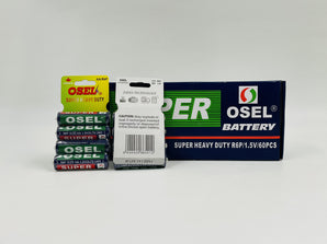 Osel AA Super Heavy Duty Batteries China 4pcs - Tawreed Pro