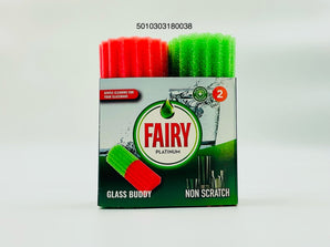Fairy Platinum Glass Buddy Europe 2pcs - Tawreed Pro
