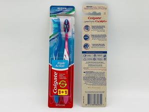 Colgate Triple Action Toothbrush Medium 2pcs
