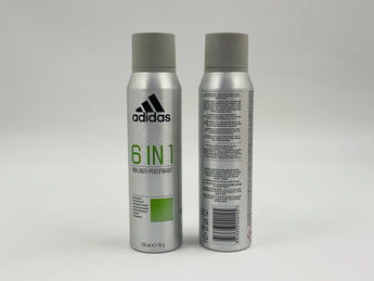 Adidas 6 in 1 Deo Body Spray â€“ 150ml European origin, multi-protection formula for daily freshness.