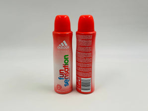 Wholesale Fun Sensation Body Spray for Women by Adidas â€“ 150ml European origin, vibrant floral scent, available in Lebanon for bulk supply.