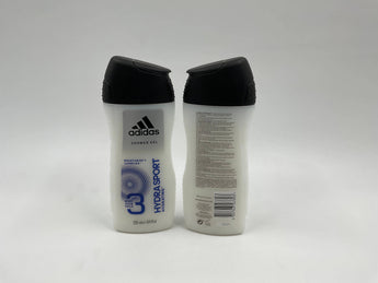 Adidas Hydra Sport Shower Gel for Men â€“ 250ml European origin, refreshing 3-in-1 formula for body, hair, and face.