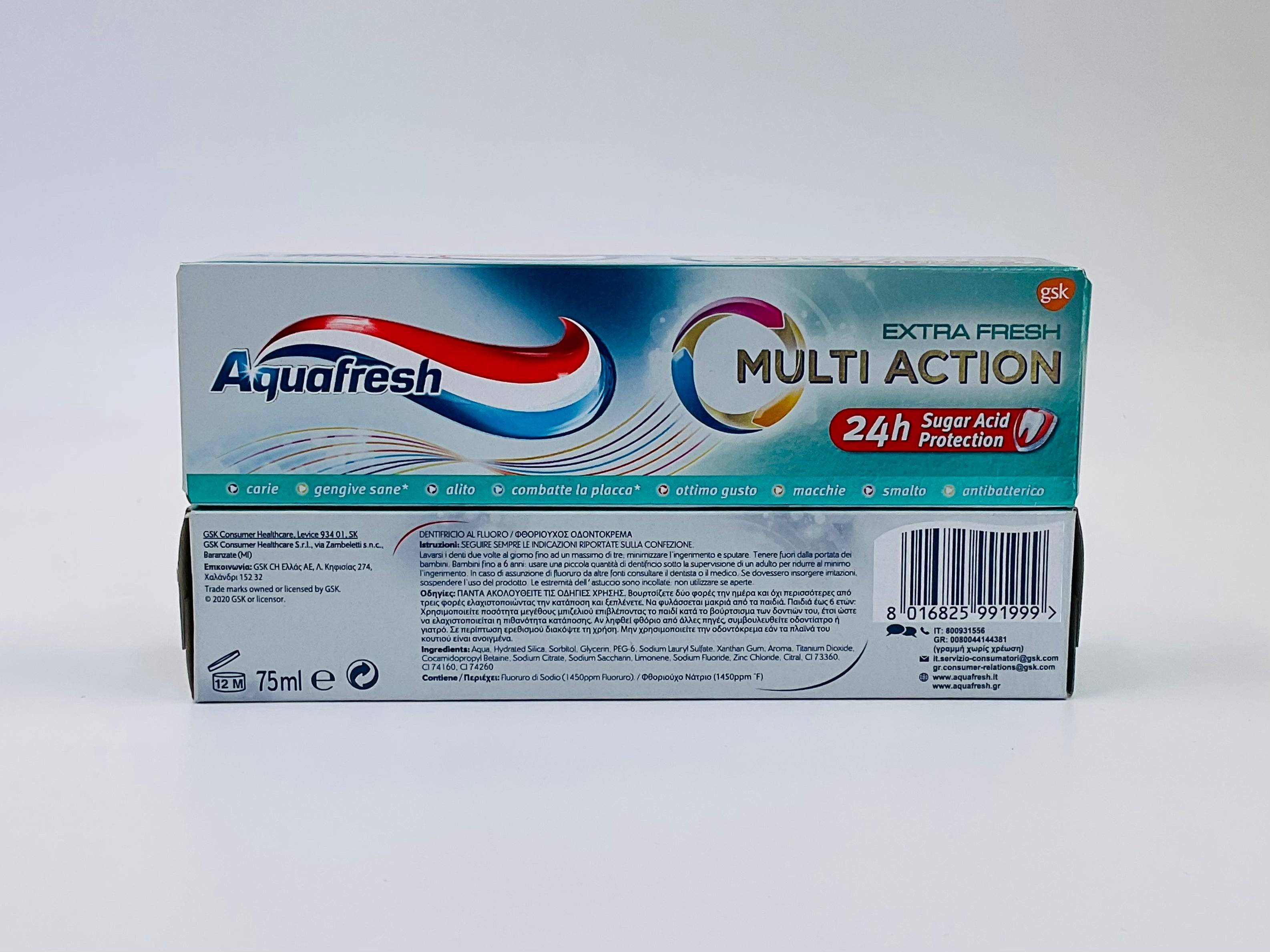 Box of Aquafresh Extra Fresh Toothpaste 75ml – Wholesale | Tawreed Pro