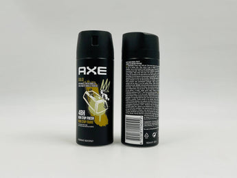 Wholesale Gold Oud Wood Body Spray by Axe â€“ 150ml European origin, available in Lebanon for bulk supply.
